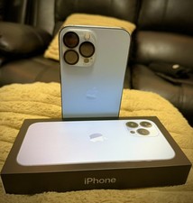 Apple iPhone 13 Pro Max - sierra blue  - Unlocked -Excellent Condition No damage
