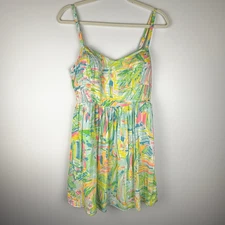 Lilly Pulitzer Christine Dress 6 Sea Salt & Sun Sweetheart Neckline Beach Resort