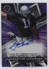 2023 Topps Composite Purple Surge Refractor 94/99 Sebastian Janikowski Auto 0c3