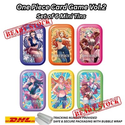 One Piece Card Game Mini-tin Set Vol.2 TS-02 Asian Limited - Set