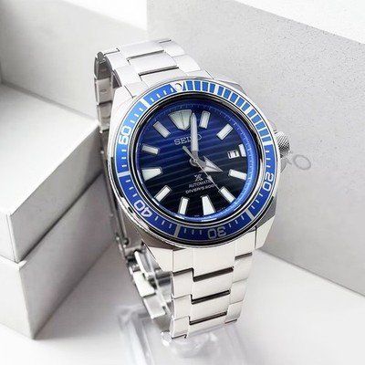 Seiko SRPC93 Prospex Sea The Ocean Divers Men's Blue Dial Automatic Watch 43.8mm