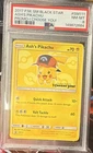 Pokémon TCG Ash's Pikachu SM Black Star Promo SM111 PSA 8 English Regular