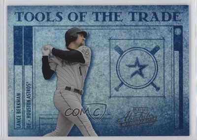 2003 Playoff Absolute Memorabilia Tools of the Trade Spectrum Lance Berkman nd3