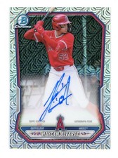 2026 Bowman Mega Box #BMA-HA Hayden Alvarez Chrome Prospect Auto Mojo Refractor