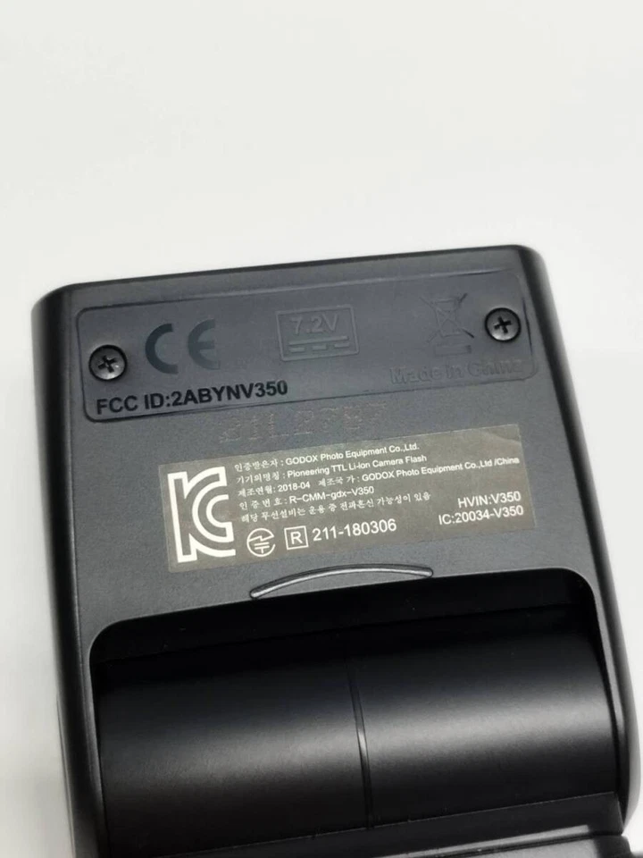 Flash Godox V350C TTL para Canon con batería y cargador excelente funcionamiento JAPÓN Foto 4 de 4