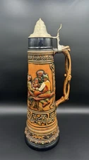 Vintage Large Gerz 4 Liter German Beer Stein 21 1/2" Tall West Germany