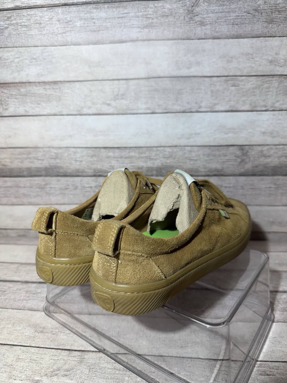 SAOLA Cariuma Sneakers Uomo 8 Donna 9 5 Marrone Scamosciato Scarpe Suola Gomma Marrone