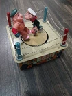 VINTAGE 1936 LOUIS MARX POPEYE THE CHAMP TIN LITHO WIND UP BOXING TOY