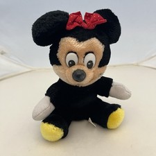Vintage Small Disney Minnie Mouse Plush Stuffed Animal Needs Some TLC