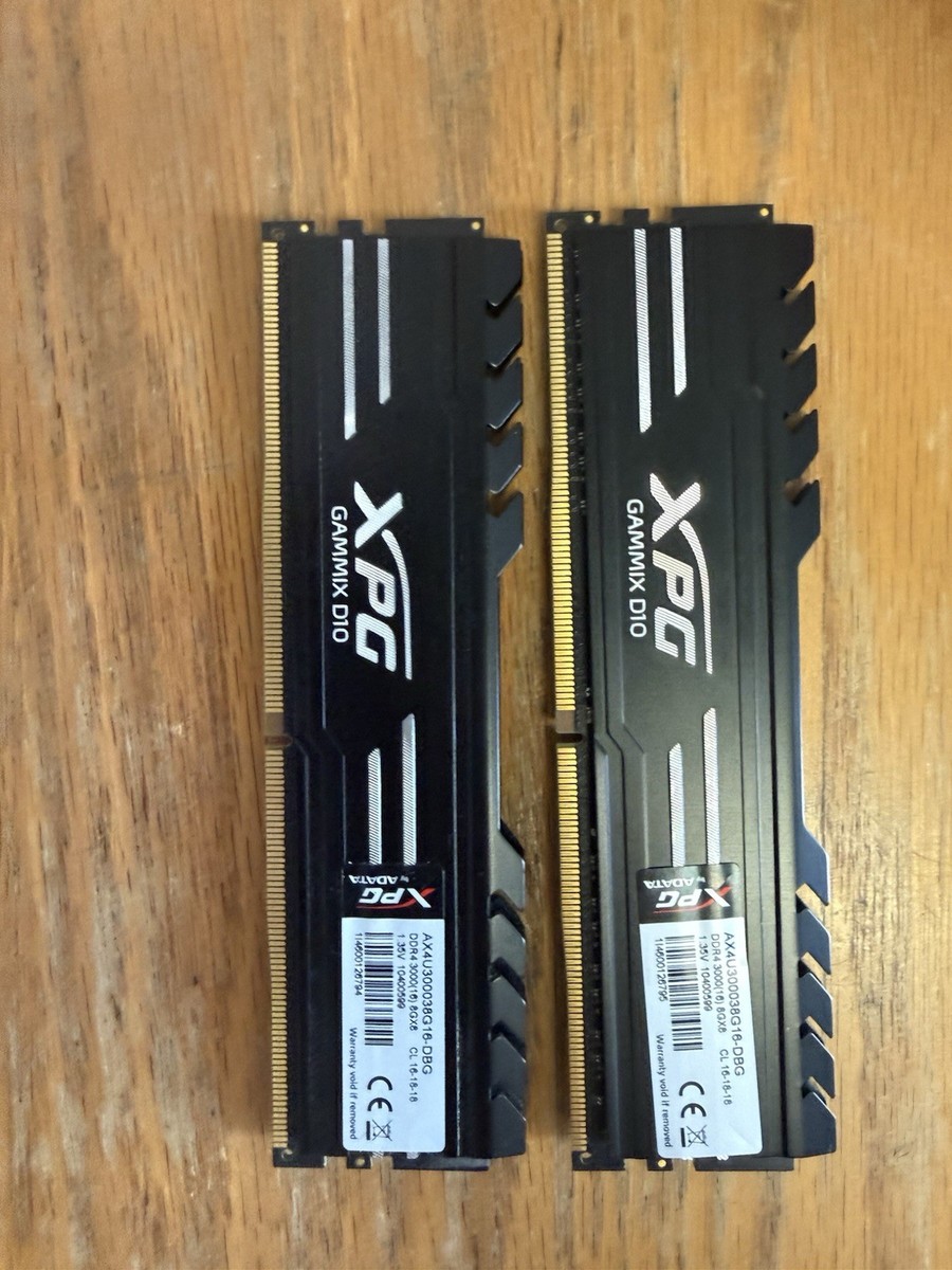 XPG GAMMIX D10 Desktop Memory 16GB DDR4 3000MHz 2x8GB