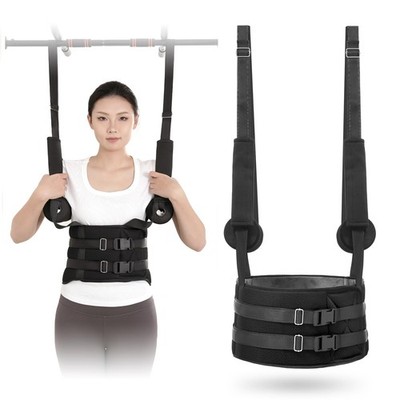 Eizome Back Stretcher, Lumbar Traction Device, Spinal Small, Black 