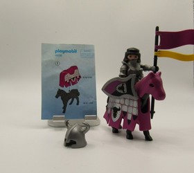 2004 Playmobil 4436 Barbarian Knight w Horse Sword Shield & Flag NISB