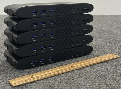 Lot of 5 Plugable UD-6950PDH Docking Stations (Units Only)