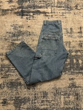 Vintage Paco Jeans Men s 32 Baggy Wide Leg Y2K Hip Hop Embroidered Denim