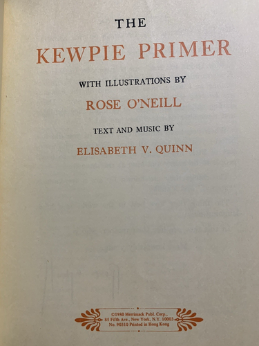 The Kewpie Primer ~ Reprint ~ Rose O'Neil ~ PB ~ 1980 ~ GOOD ~ Illustrated - Picture 9 of 13