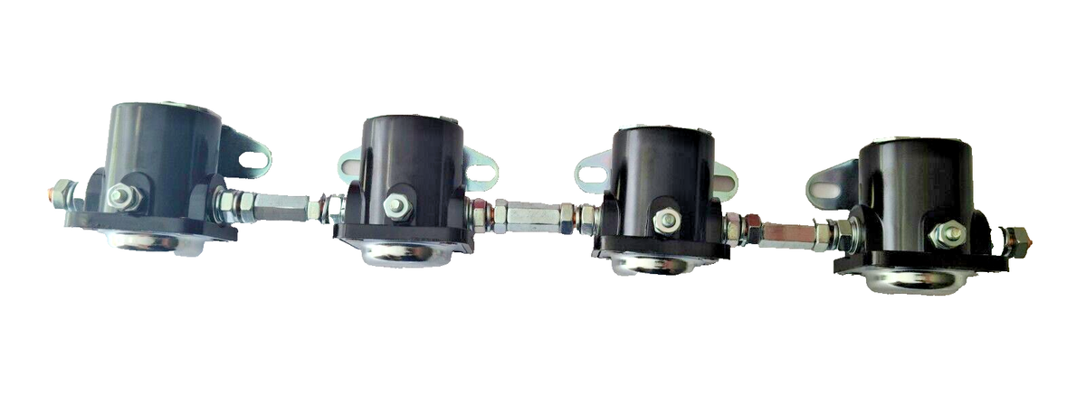 Lowrider Accumax Solenoids 4 SET Hydraulics hydro w/coupling nuts