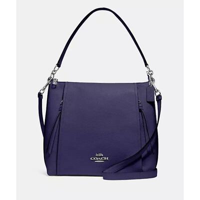 Moco(感謝) New with tags COACH Marlon Hobo Bag Navy Blue Leather