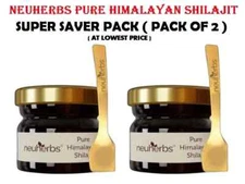2PACK - 100% Pure Himalayan Shilajit Soft Resin Extremely Potent Fulvic Acid 20g