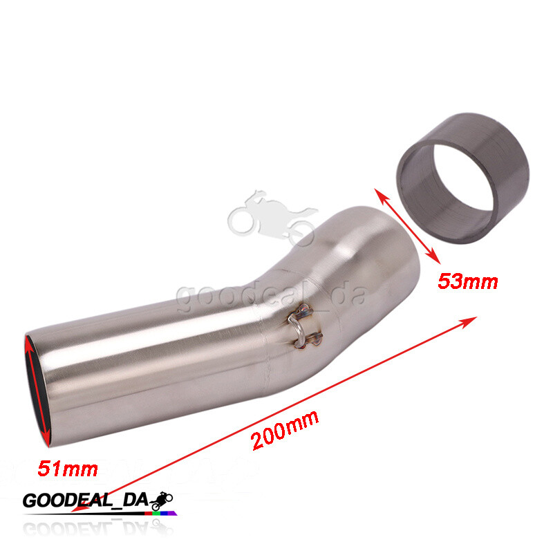 ミャクミャク Middle Link Pipe for Kawasaki ZX6R Ninja ZX636 2004-2008