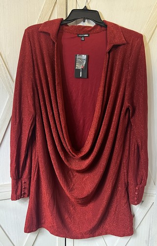 Nuevo con etiquetas Vestido Mini Moda Nova Chasing Desires en Rojo Talla 2X Nuevo con Etiquetas - Imagen 5 de 9