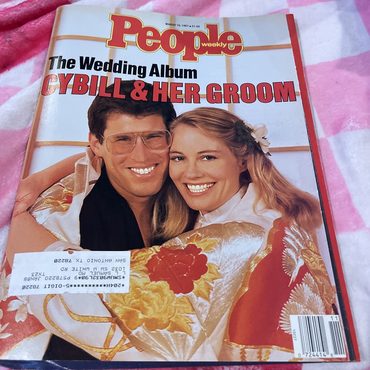 ◇ Sotheby'sオークションカタログ 2011 ニューヨーク◇ VTG People Weekly Magazine March 16 1987 Cybill Shepherd & Bruce