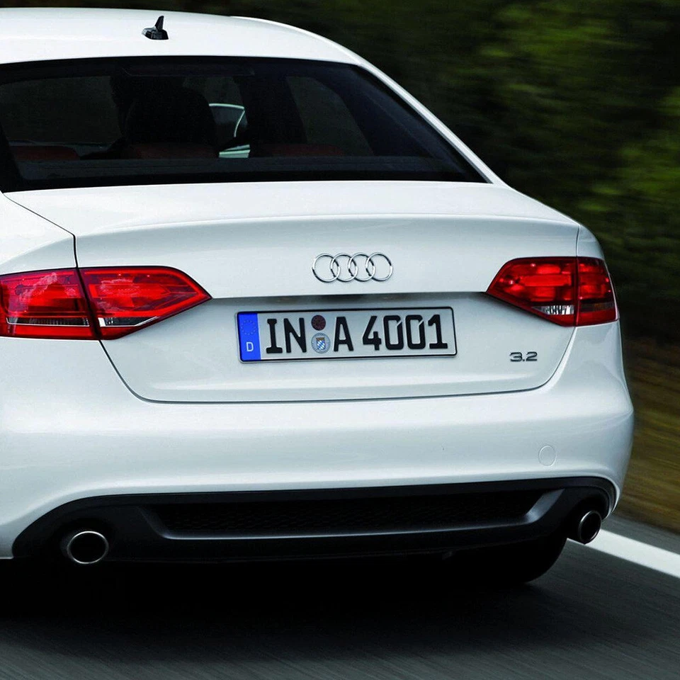 Tapa de la cubierta del maletero trasero del coche Audi 3.2 placa de identificación emblema insignia OEM cromo línea Foto 4 de 4