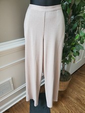 Alfred Dunner Women's Ivory Rayon/Polyester Classic Proportioned Pants Size 12