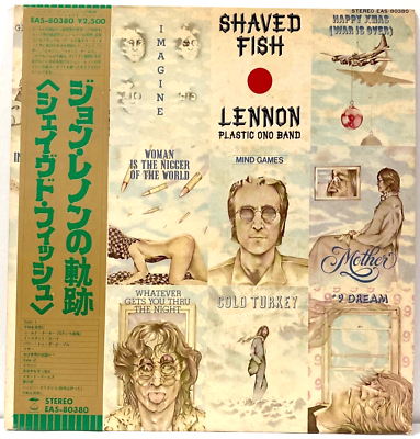 Lennon / Plastic Ono Band - Shaved Fish - Japan Vinyl OBI - EAS