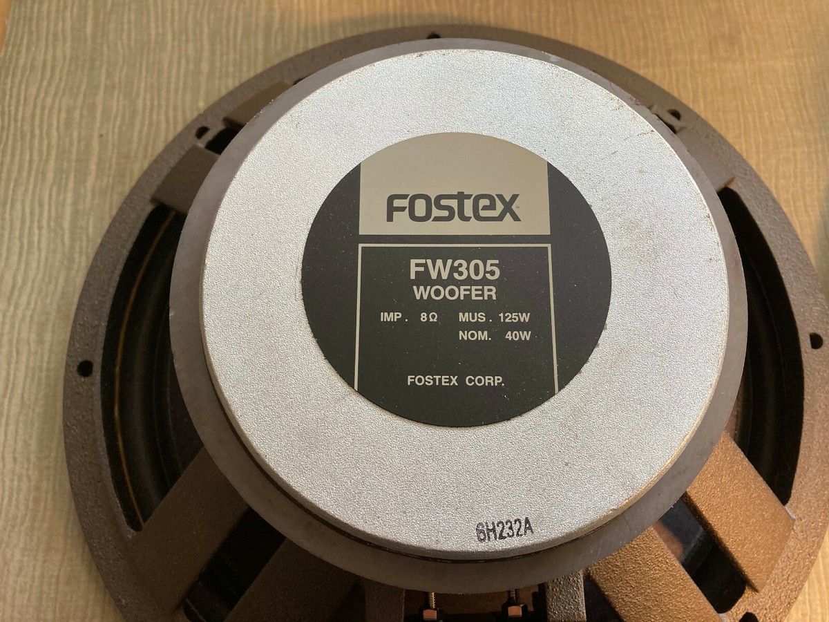 Fostex FW 305 12 Inch Woofers Stereo Speakers 2 A Pair | eBay