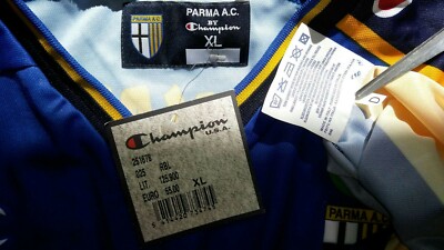 Football shirt soccer Parma Home 2002/2003 Champion jersey XL