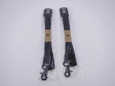 Set of 2 Thread Wallets Neck Lanyard, Key Chain Holder, Wallet Holder in Black