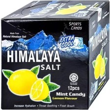 12 Packs Himalaya Salt Sport Mint Candy LEMON Flavour