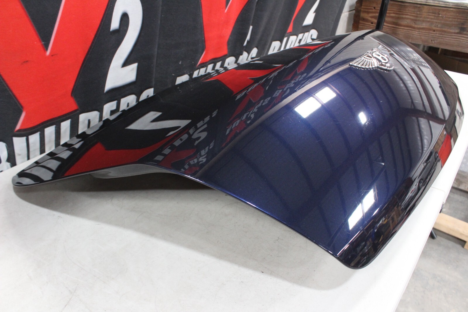 2006 Bentley Flying Spur - Rear Trunk Deck Lid- W/ Hood Latch PC # Dark Sapphire
