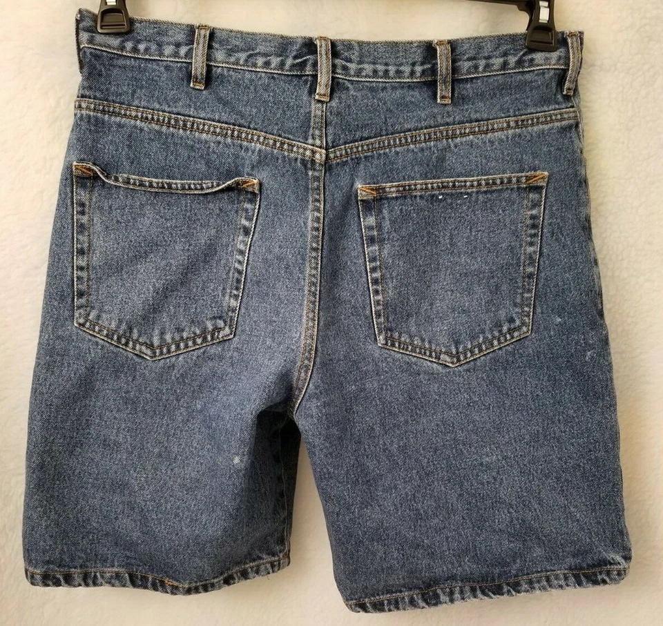 Pantalones cortos de jean azul Basic Editions para hombre talla 36 Foto 4 de 4