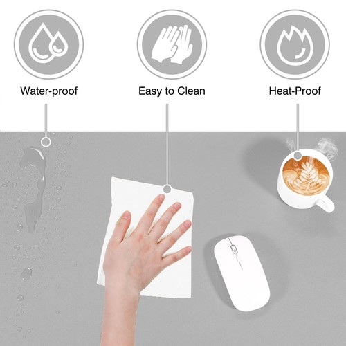 Dual Sided Desk Pad Large Desk Mat Waterproof Desk Blotter Protector Mouse Pa... - Picture 4 of 7