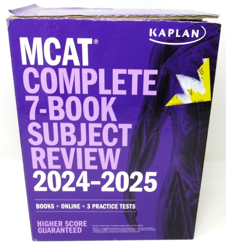 MCAT Complete 7-Book Subject Review 2024-2025 Kaplan Medical College Admission