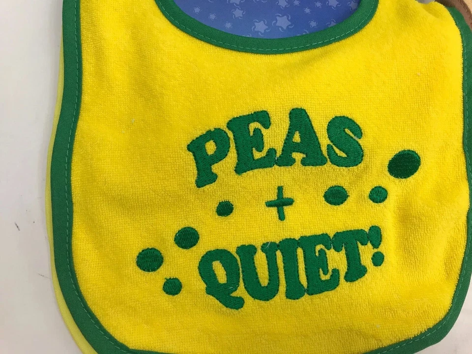 8 Nuby Sayings Bibs 1 Sets of 3 - 1 Set Of 4 Packs And 1 Apron Bib Washable NWT - Image 4 of 4