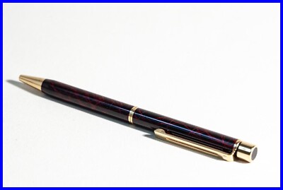 Vintage Sheaffer Targa Ballpoint Pen 1082 Garnet Ronce Dark Red