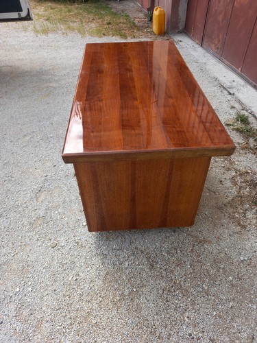 SCRIVANIA DESIGN VINTAGE CATTEDRA 140X70CM H78 - Foto 7 di 9