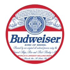Budweiser sticker logo beer skate cell laptop bumper vinyl decal