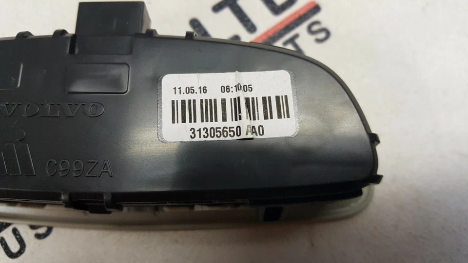 LÁMPARA DE LECTURA DE TECHO INTERIOR VOLVO V40 2012-2019 GENUINA 31305650 Foto 4 de 4