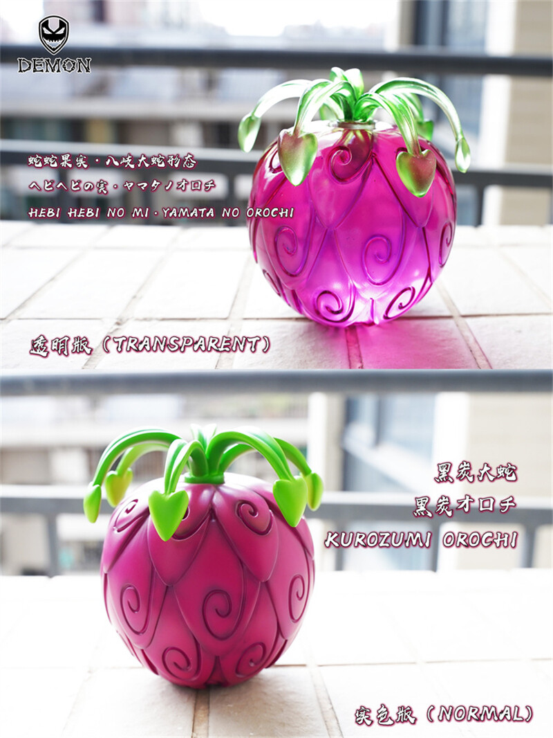 Demon Studio Devil Fruit set #7 Transparent One Piece Statue Resin 11cm