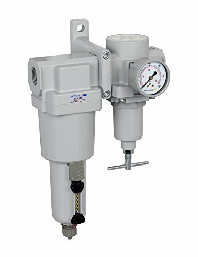 PneumaticPlus High Flow Air Filter Regulator Combo 3/4" NPT SAU620T-N06G-MEP