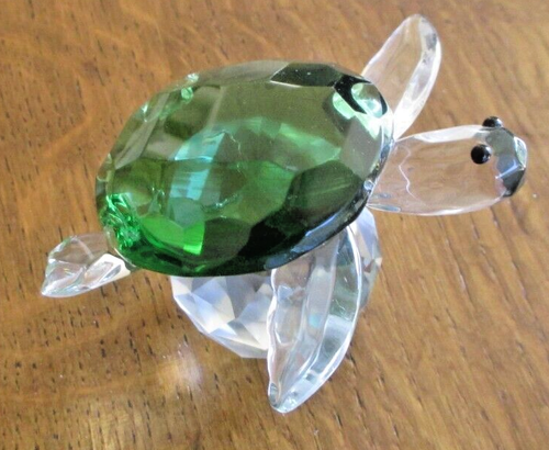 Figurine Tortue En Cristal Transparent Cristal D’Arques – Élégance Et Lumière, Made In France !