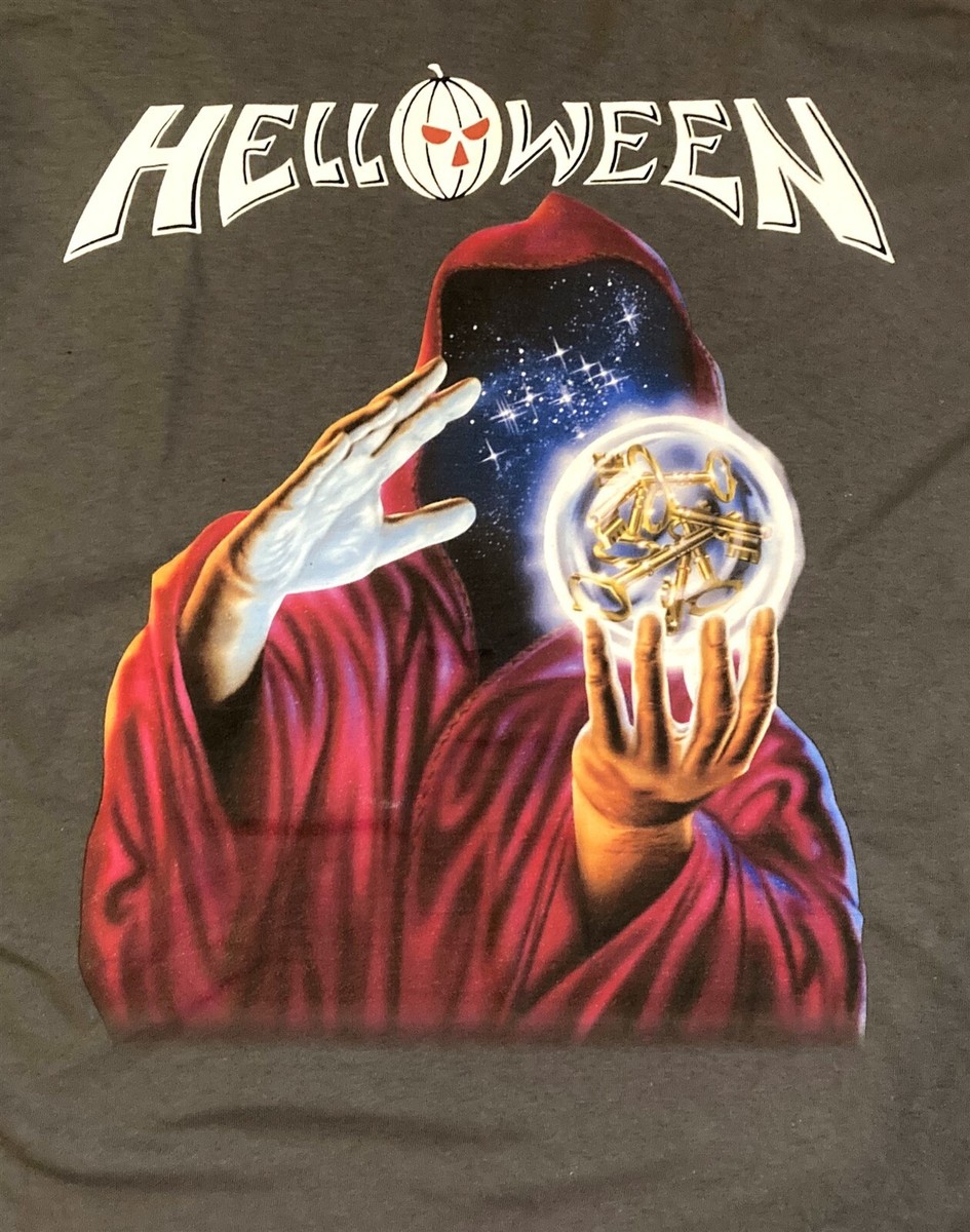HELLOWEEN cd lgo KEEPER OF THE SEVEN KEYS TOUR 87 Official SHIRT 