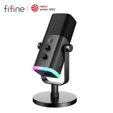Usb/xlr Dynamic Microphone, Touch Mute, Headphone Jack, I/o Controls, Foam Winds