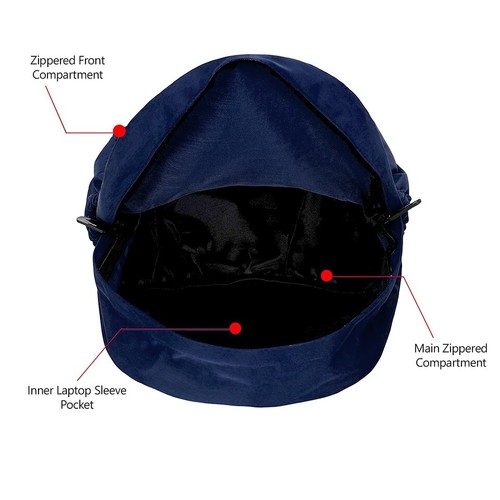 Mochila escolar ligera clásica de 18" de alta calidad bolso simple para estudiante - Imagen 4 de 5