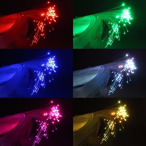 2mm Car Home 12v LED Light Lamp Decor Side Glow Fiber Optic Cable 650db/km New - Bild 12 von 37