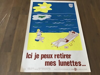 Ainf Poster Bildungsaktion HIER KANN ICH MEINE BRILLE ABHOLEN Nr. 985