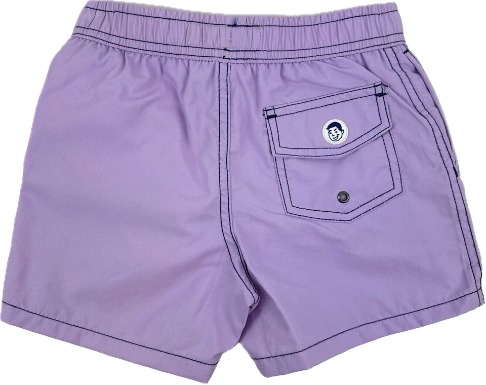 Jr. Swim Kids фиолетовый нейлона эластичный пояс галстук логотип плавки шорты сундуки размер 5/6 - Изображение 2 из 3